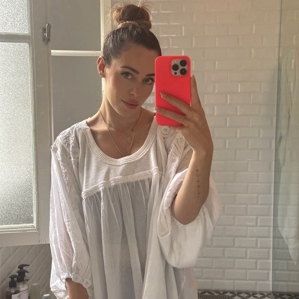 Free People White Blouse